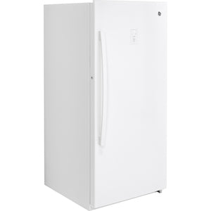 GE 14.1 cu Upright Freezer FUF14DLREWW - Scratch & Dent
