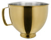 KitchenAid® 5 QT Stand Mixer Stainless Steel Bowl - Gold