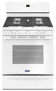 Maytag 5 cu Freestanding Gas Range MGR6600FW - Scratch and Dent