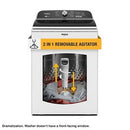 Whirlpool 6.1 cu Top Load Washer WTW6157PW - Scratch and Dent