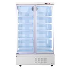 Hisense 49 cu Reach-in Glass 2-door Commercial All Fridge HSC-950 - Scratch & Dent