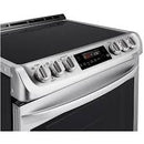 Cuisinière encastrable intelligente LG 6,3 pi³ avec dessus en verre LSE4611ST - Remis à neuf