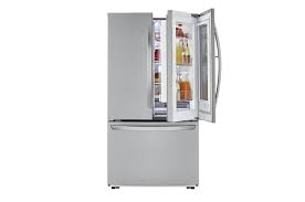 LG 36 inch 27 cu Smart French Door Fridge with InstaView Door LFCS27596S - Scratch & Dent