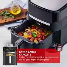 T-Fal Easy Fry & Grill Precision 2-in-1 Air Fryer 4.2L / 4.4Qt EY505850 - Refurbished