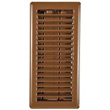 RG Standard Floor Registers - Louvered Design - Steel - Painted