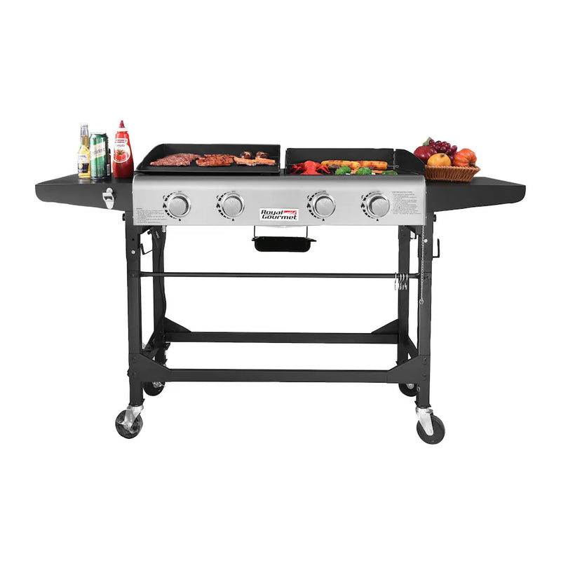 Royal Gourmet® 4-Burner Propane Folding Grill & Griddle Combo GD401 - Refurbished