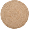 Safavieh 7' Round Flat Weave Natural Fiber Indoor Rug NF801N-7R - Like New