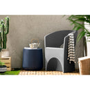 South Shore Dalya Round Outdoor Side Table in Blue - Set of 2