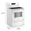 Whirlpool 30 inch 5.3 cu. ft. Convection Air Fry Glass Top Range YWFES4530SW - Scratch & Dent