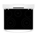 Whirlpool 30 inch 5.3 cu. ft. Convection Air Fry Glass Top Range YWFES4530SW - Scratch & Dent