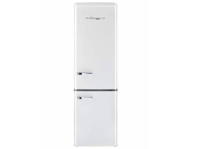 Unique 22 inch 9 cu Retro Bottom Mount Fridge UGP-275L W AC - Marshmallow White- Scratch and Dent