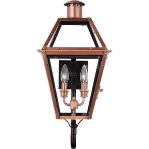 Quoizel Rue De Royal 2 Light 24 inch Aged Copper Outdoor Wall Lantern *no Light Bulb* RO8311AC - Pre-Loved