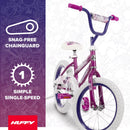 Huffy 16" Sea Star Kids' Bike with Tassels