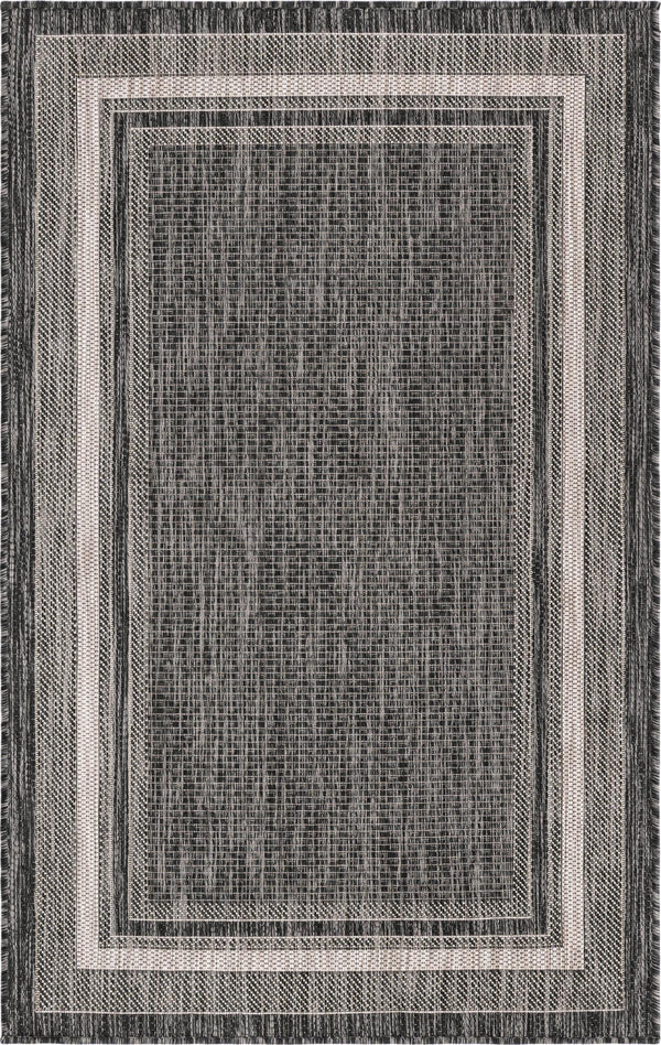 Unique Loom 10' x 14' Outdoor Border Area Rug 20597B - Like New