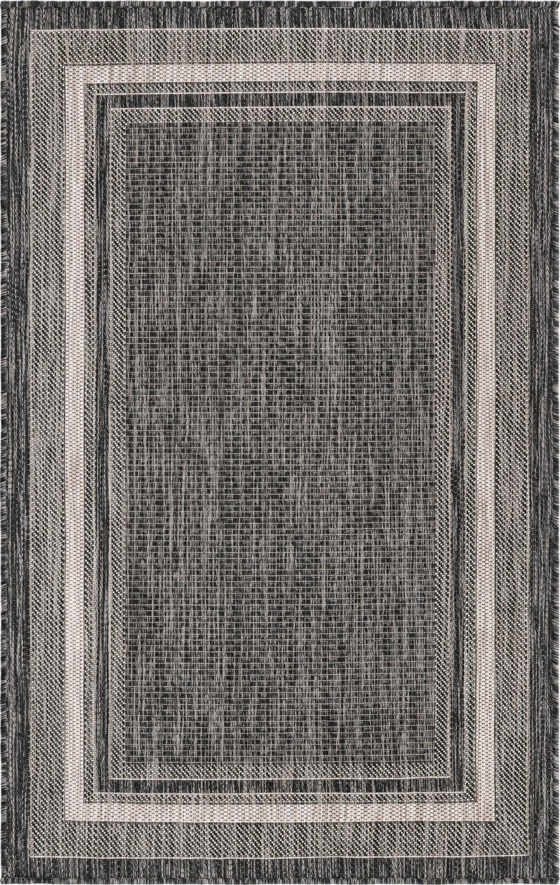 Unique Loom 10' x 14' Outdoor Border Area Rug 20597B - Like New