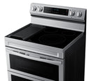 Cuisinière Samsung 30" 6,3 pi³ à double four intelligent et plaque de cuisson en verre NE63A6751SS/AC - Rayures et bosses 