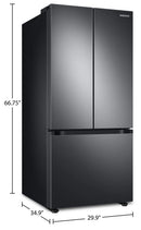 Samsung 30" 22 cu French Door Fridge RF22A4111SG/AA - Refurbished