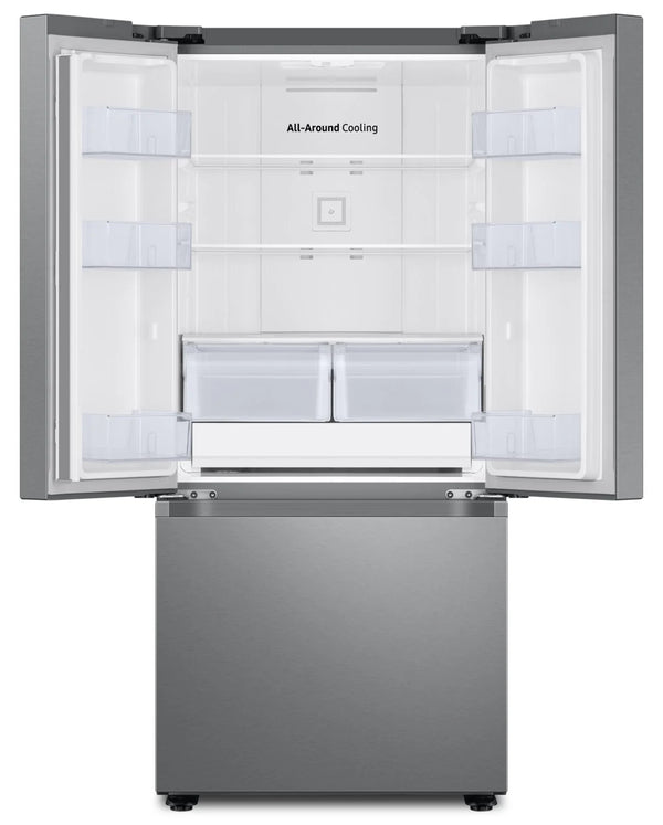 Samsung 30 inch 22 cu French Door Fridge RF22A4111SR/AA - Scratch & Dent