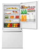Hisense 31 inch 17 cu Counter-Depth Bottom Mount Fridge RB17A2CWE - Scratch & Dent
