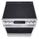 LG 30" 6.3 cu. ft. Smart Slide-In Electric Range with ProBake True Convection & Air Fry – LSEL6335XE - Scratch & Dent