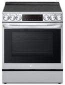 Cuisinière encastrable intelligente LG 6,3 pi³ avec dessus en verre LSEL6335F - Remis à neuf
