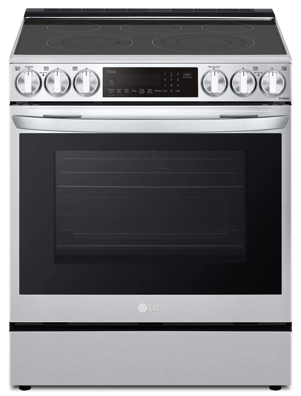 LG 6.3 cu Smart Slide-In Glass Top Range LSEL6335F - Refurbished