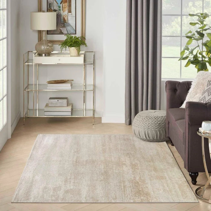 Nourison 5'3 x 7'3 Serenity Home Contemporary Area Rug SRH06 - Like New