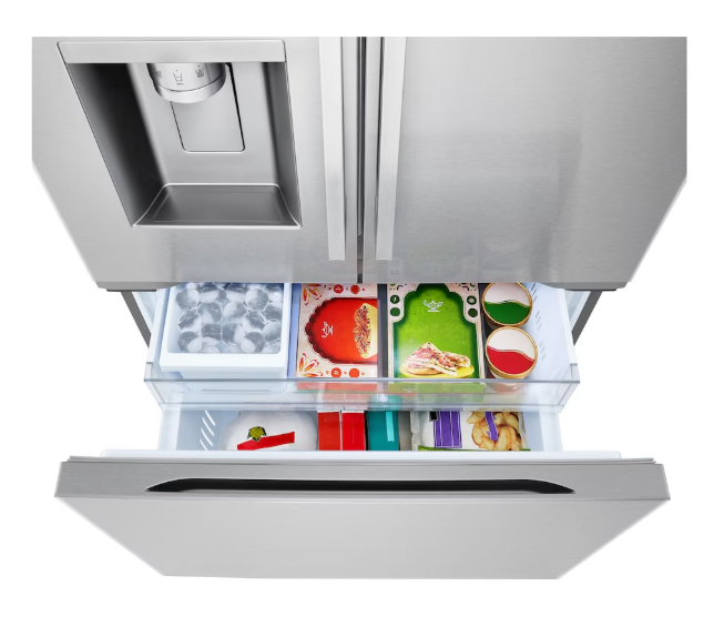 LG 36 inch 24 cu Counter Depth Smart French Door Fridge LF24Z6530S - Scratch & Dent