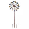 Sunnydaze Metallic Pinwheel Powder-Coated Iron Wind Spinner HB-189 - Like New