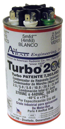 Amrad TURBO200 - Multi-Value Capacitor; 2.5