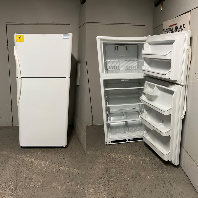 Used Frigidaire White Top Mount Fridge