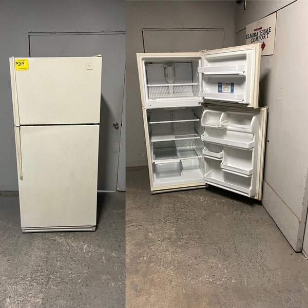 Used Whirlpool Almond Top Mount Fridge