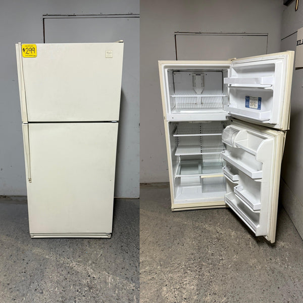 Used Maytag Almond Top Mount Fridge