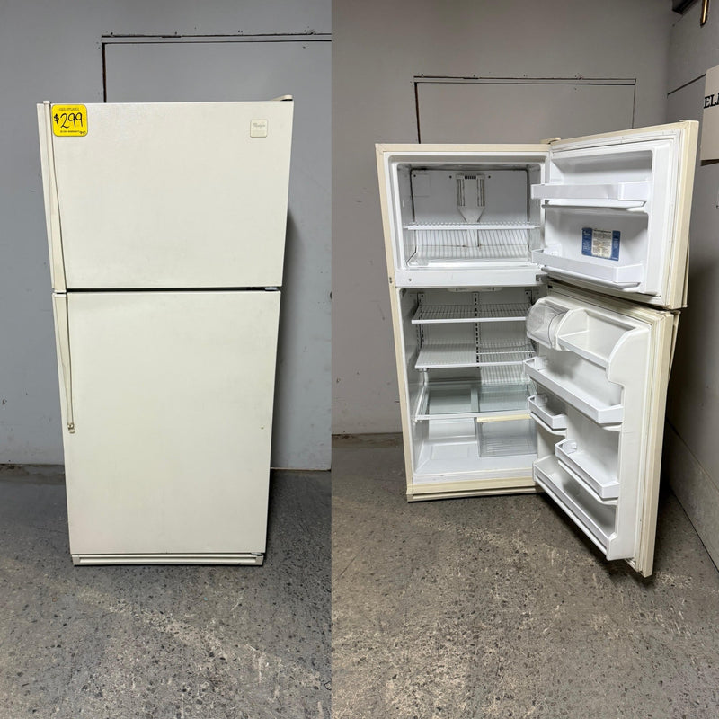 Used Maytag Almond Top Mount Fridge