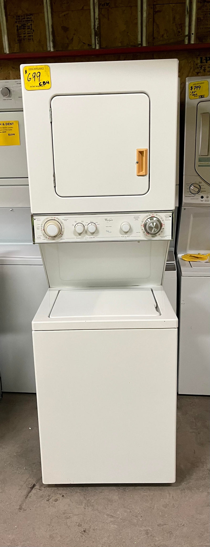 Used Whirlpool 24" Electric Laundry Center