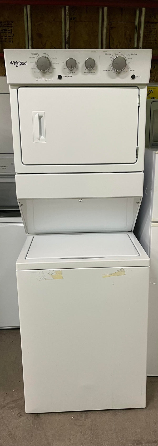 Used Whirlpool 27" Electric Laundry Center