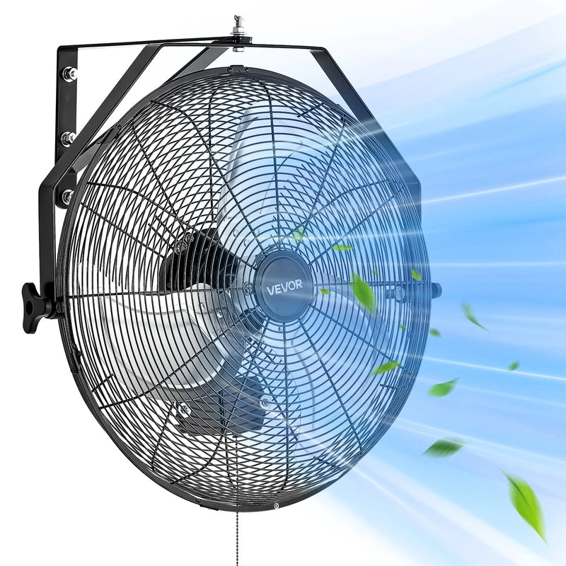VEVOR 18 Inch Industrial Wall Mount Fan 3 Speed 4000 CFM VV-BGSFS18 - Refurbished