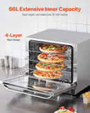 VEVOR Commercial 4-Tier Countertop Toaster Oven (Special 6-20P Plug Required)