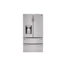 LG 36 inch 28 cu Smart 4-Door French Door Fridge LMXS28626S - Scratch & Dent